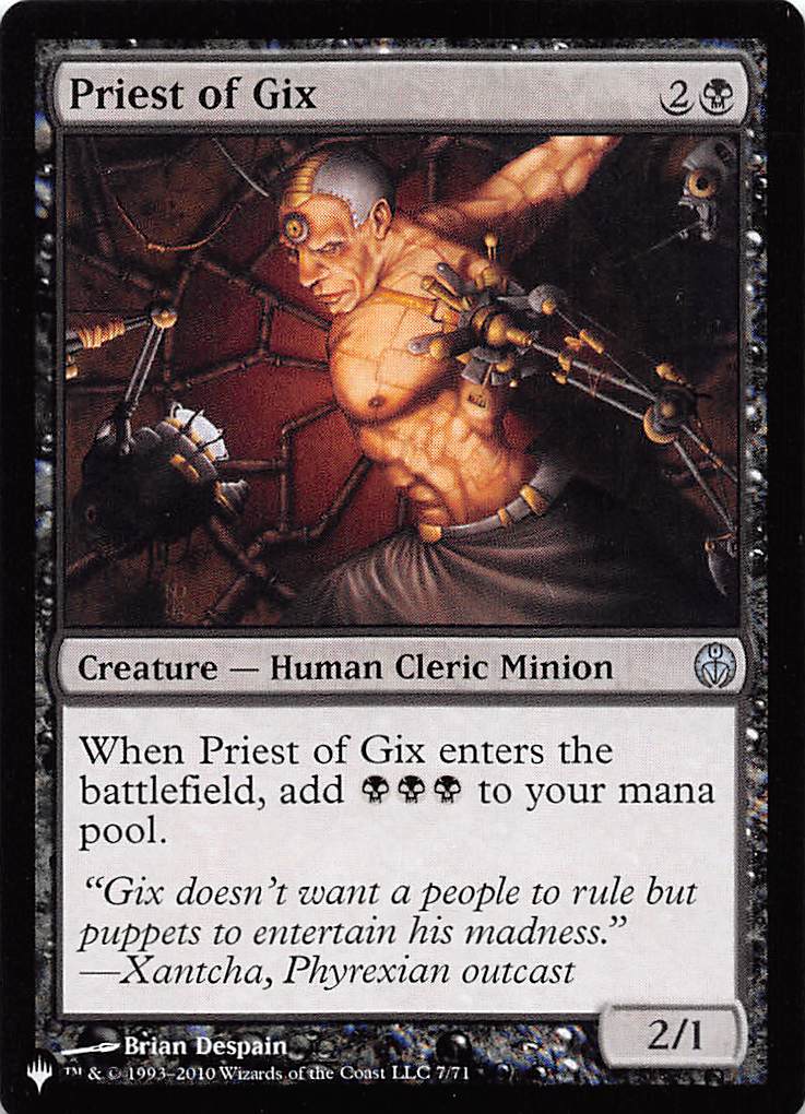 英〈U〉TheListギックスの僧侶/Priest of Gix(ENG)