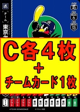 (C各4枚+チームカード1枚セット)●ヤク●