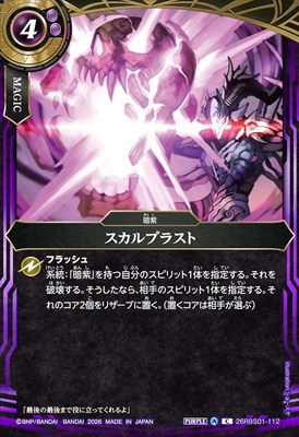 【C】 26RBS01-112 スカルブラスト