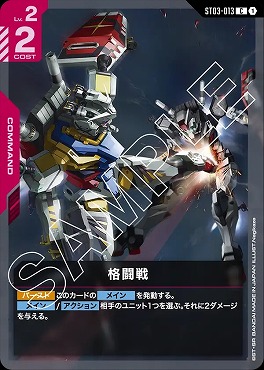 〔C〕 ST03-013 格闘戦