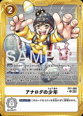 !★パラ金枠 《R》 EX1-066アナログの少年
