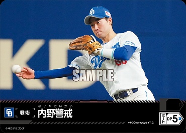 〔TC〕 ●中日● PDO-4-D 内野警戒