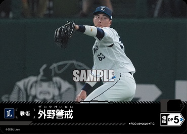 〔TC〕 ▽西武▽ PDO-5-L 外野警戒