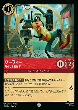 〔C〕 [ JA-14 111 ] 《グーフィー》熱中する観光客