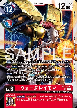 《R》 BT22-013ウォーグレイモン