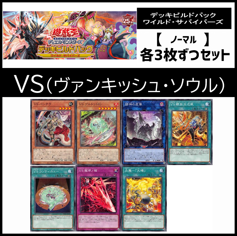 VS ヴァンキッシュ ソウル1 フルセット 各 3枚-