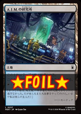 foil日【L】MSH0257A.I.M.の研究所(JPN)