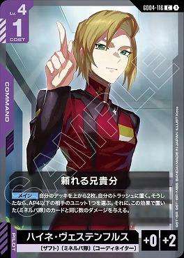 〔C〕 GD04-116 頼れる兄貴分