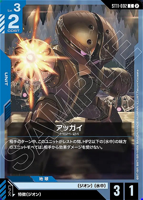 〔C〕  ST11-002  アッガイ