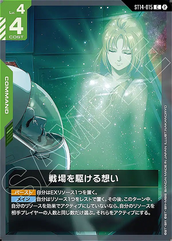 〔C〕 ST14-015 戦場を駆ける想い