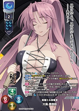 〈 KR 〉LO-6273-K【月・キャラ】『貴種たる復讐者』大鳥 香奈枝