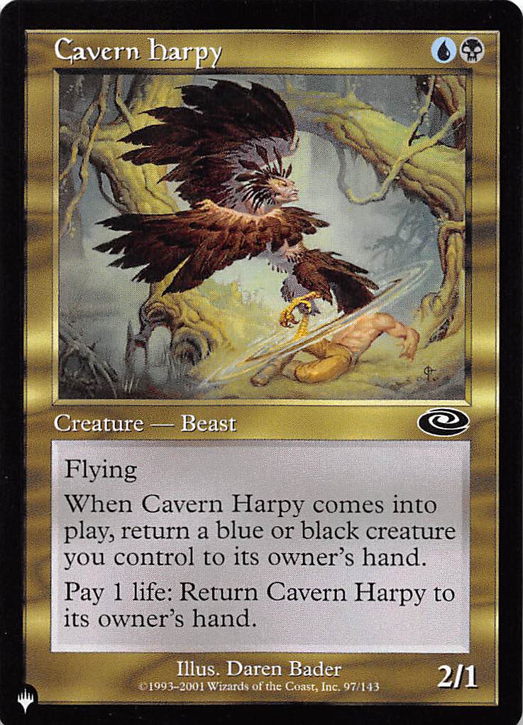 英《C》TheList洞窟のハーピー/Cavern Harpy(ENG)