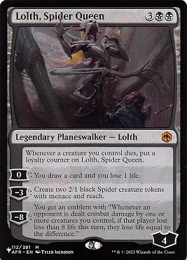英[M]TheList蜘蛛の女王、ロルス/Lolth, Spider Queen(ENG)