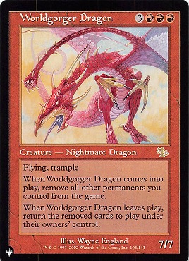 英{R}TheList世界喰らいのドラゴン/Worldgorger Dragon(ENG)