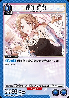 〔PcC〕  PC01BT/IMS-3-016 市川 雛菜 (青)