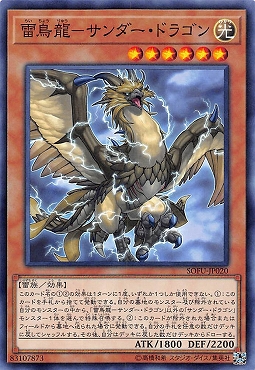 〔 N 〕 SOFU-JP020「雷鳥龍-サンダー・ドラゴン」