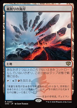 *予約*日〈R〉SOS0263嵐削りの海岸(JPN)