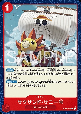 〔C〕 ST31-005 サウザンド・サニー号