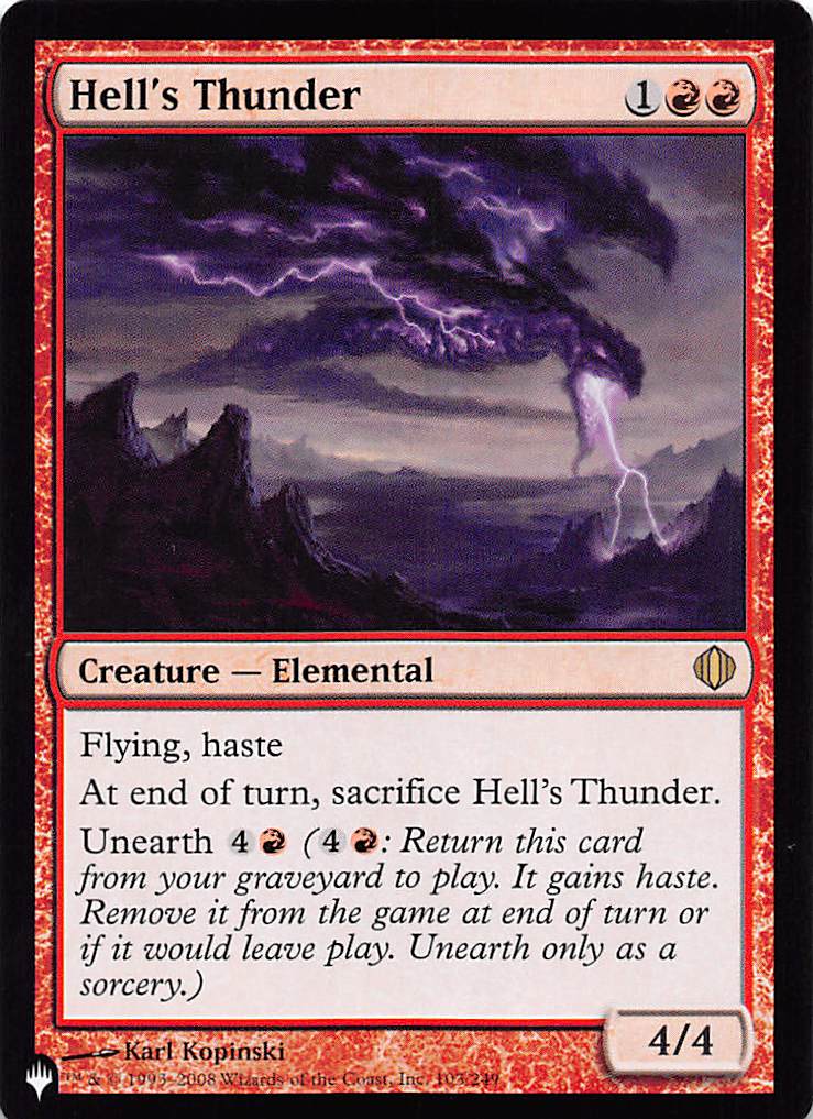 英{R}TheList地獄の雷/Hell's Thunder(ENG)