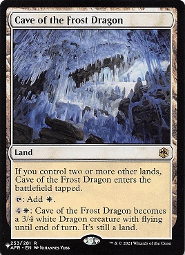英{R}TheListフロスト・ドラゴンの洞窟/Cave of the Frost Dragon(ENG)