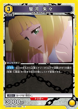 〔C〕 UA49BT/MSS-1-029 駿河 朱々 (黄3)