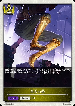 〈 P 〉 BP15-P31 黄金の靴