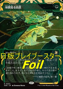 foil日〈R〉SOA0053垣間見る自然【MA】(JPN)