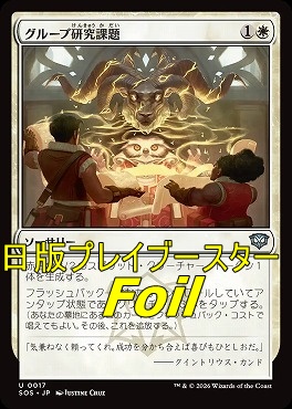 foil日《U》SOS0017グループ研究課題(JPN)