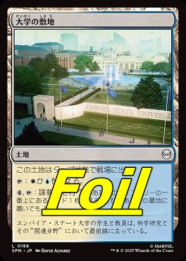 *予約*foil日【L】SPM0186大学の敷地(JPN)