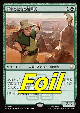 foil日〈R〉TLA0181万里の渓谷の案内人(JPN)