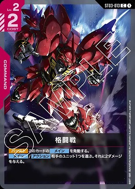 〔C〕 ST03-013 格闘戦