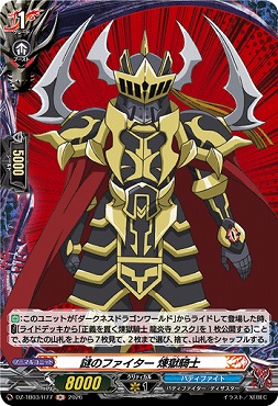 《H》 DZ-TB03/H77 《謎のファイター 煉獄騎士》 H