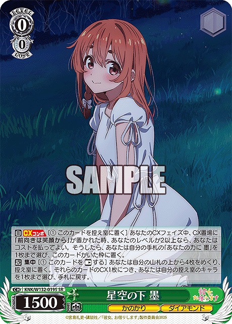 !★パラ★ 〈SR〉 KNK/W132-019S 星空の下 墨