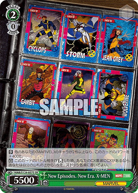 !★パラ★ 〈SR〉 MAR/S124-037S New Episodes. New Era. X-MEN